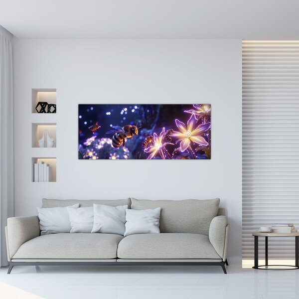 Kép - Méhecske rét III. (120x50 cm)