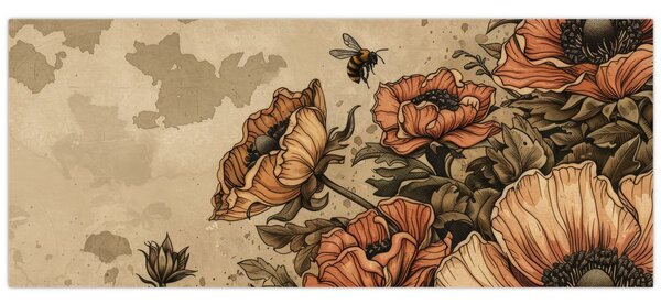 Kép - Méhecske rét II. (120x50 cm)