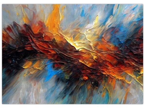 Kép - Színes textúra (70x50 cm)
