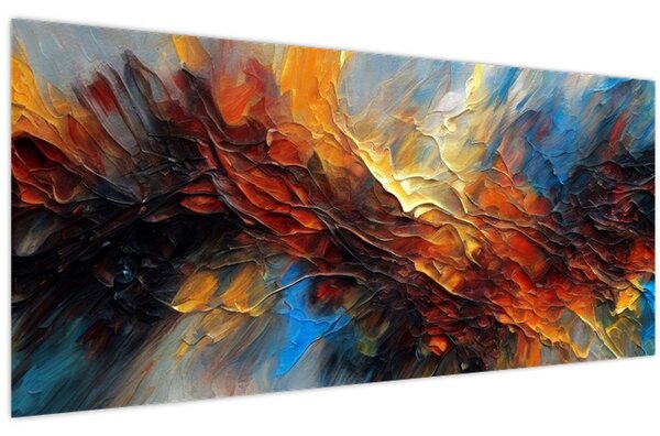 Kép - Színes textúra (120x50 cm)
