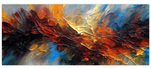 Kép - Színes textúra (120x50 cm)