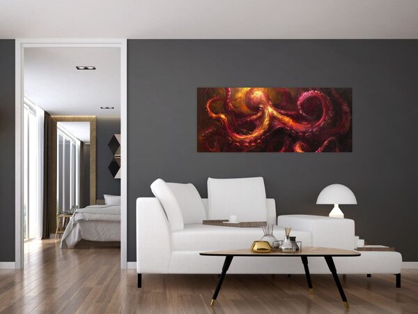 Kép - Polip, olajfestmény (120x50 cm)