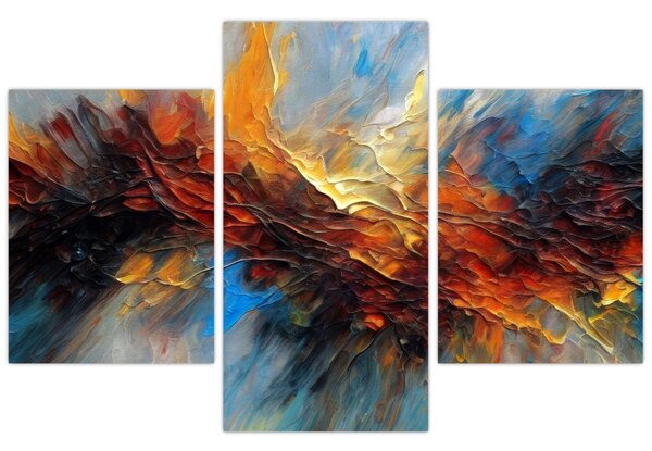 Kép - Színes textúra (90x60 cm)