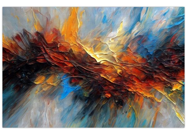 Kép - Színes textúra (90x60 cm)