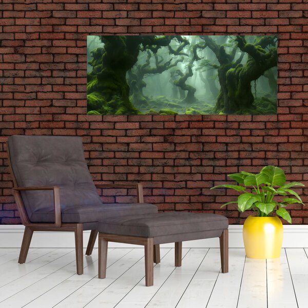 Kép - Egy mohával borított erdő (120x50 cm)