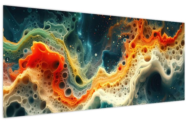Kép - Modern absztrakció (120x50 cm)