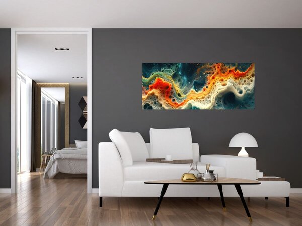 Kép - Modern absztrakció (120x50 cm)