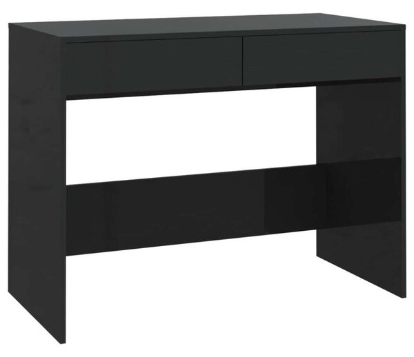 VidaXL Fekete Íróasztal - 2 Fiók - 101x50x76,5cm
