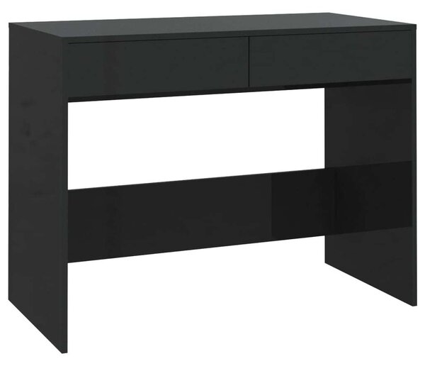 VidaXL Fekete Íróasztal - 2 Fiók - 101x50x76,5cm