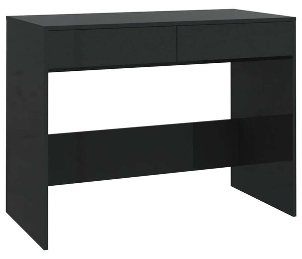 VidaXL Fekete Íróasztal - 2 Fiók - 101x50x76,5cm