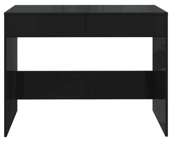 VidaXL Fekete Íróasztal - 2 Fiók - 101x50x76,5cm