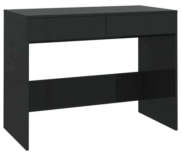 VidaXL Fekete Íróasztal - 2 Fiók - 101x50x76,5cm