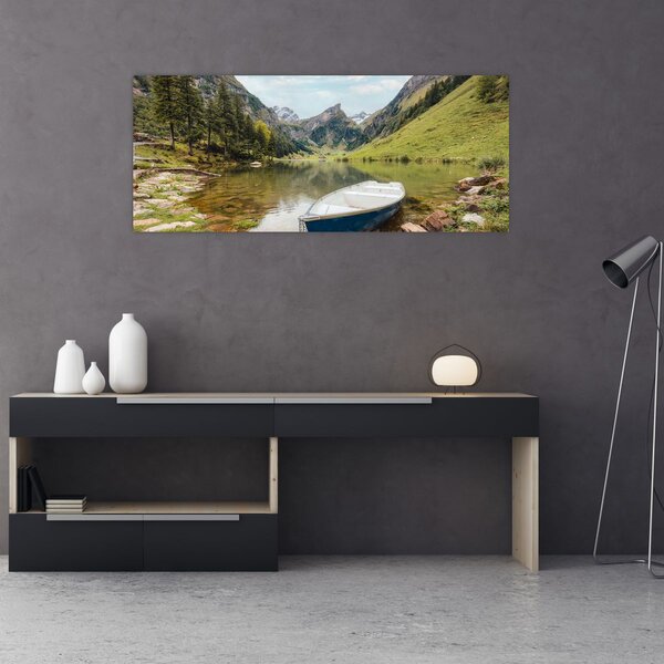 Kép - Seealpsee, svájci tó (120x50 cm)