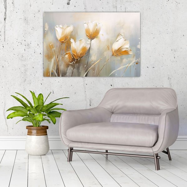 Kép - Tulipánok festése (90x60 cm)