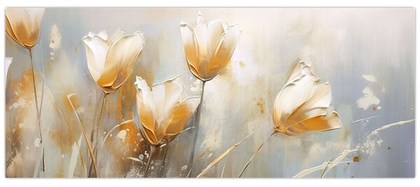 Kép - Tulipánok festése (120x50 cm)