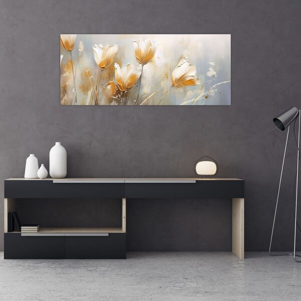 Kép - Tulipánok festése (120x50 cm)