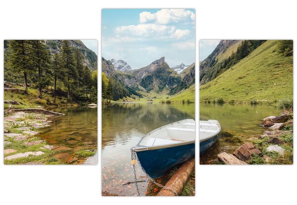 Kép - Seealpsee, svájci tó (90x60 cm)
