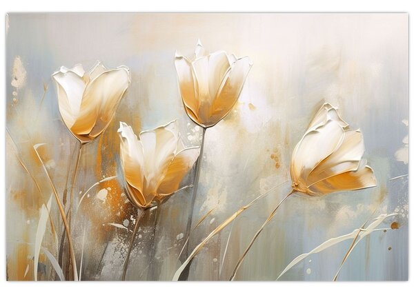 Kép - Tulipánok festése (90x60 cm)