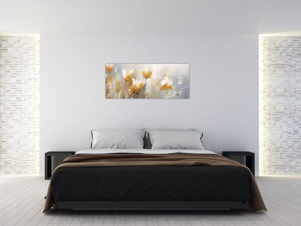 Kép - Tulipánok festése (120x50 cm)
