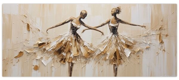 Kép - Balerinák (120x50 cm)