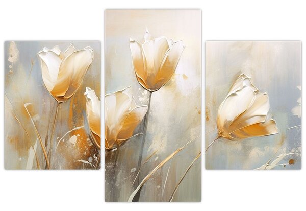 Kép - Tulipánok festése (90x60 cm)