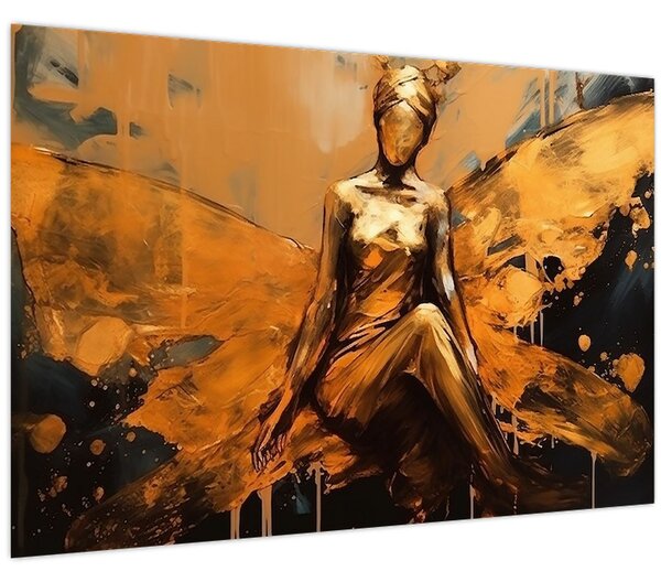 Kép - Egy tündér absztrakciója (90x60 cm)