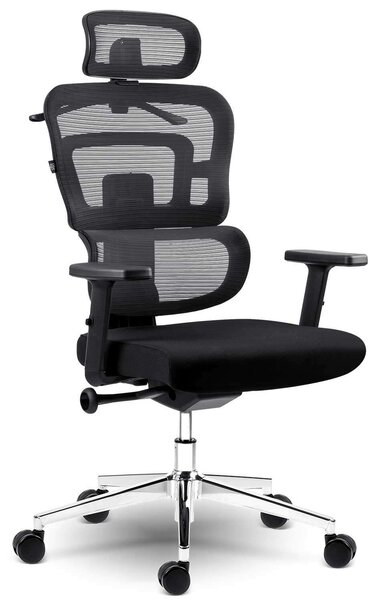 Sofotel Nicea micro-hálós ergonomikus Irodai szék - Fekete