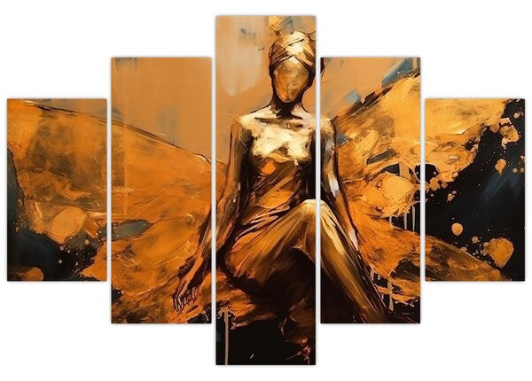 Kép - Egy tündér absztrakciója (150x105 cm)