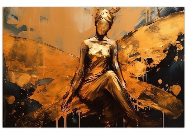Kép - Egy tündér absztrakciója (90x60 cm)