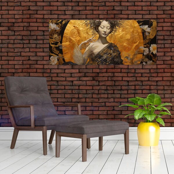 Kép - Japán hölgy (120x50 cm)
