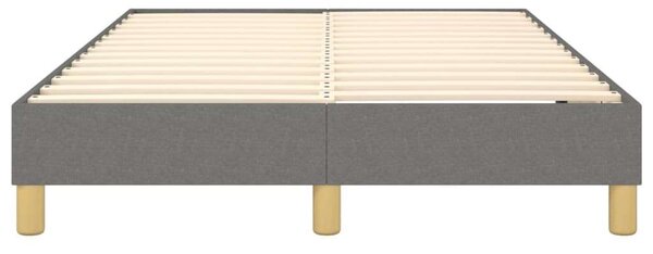 VidaXL Ágykeret - Szövet - Sötétszürke - 120x200 cm
