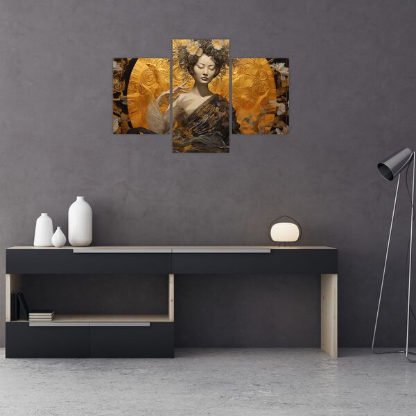 Kép - Japán hölgy (90x60 cm)