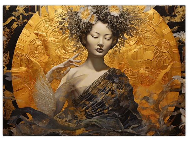 Kép - Japán hölgy (70x50 cm)