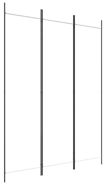 Fehér 3 paneles szövetparaván 300x180 cm