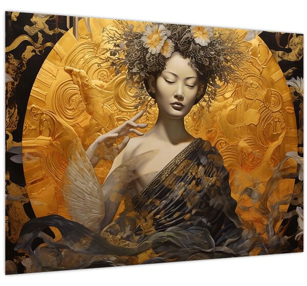 Kép - Japán hölgy (70x50 cm)
