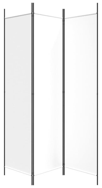 Fehér 3 paneles szövetparaván 300x180 cm