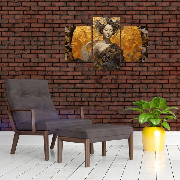 Kép - Japán hölgy (90x60 cm)