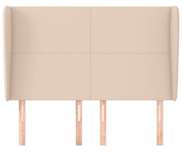 VidaXL Ágyfejtámla - Műbőr - Szárnyakkal - 147x23x118/128cm