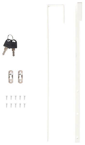Fekete falra szerelhető tükrös ékszerszekrény 30x8,5x106 cm