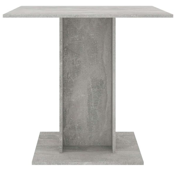 VidaXL Étkezőasztal - Beton Szürke - 80x80 cm