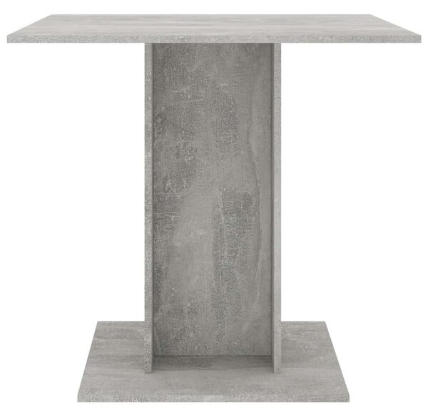 VidaXL Étkezőasztal - Beton Szürke - 80x80 cm