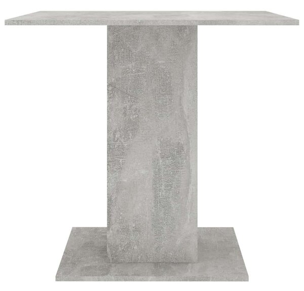 VidaXL Étkezőasztal - Beton Szürke - 80x80 cm