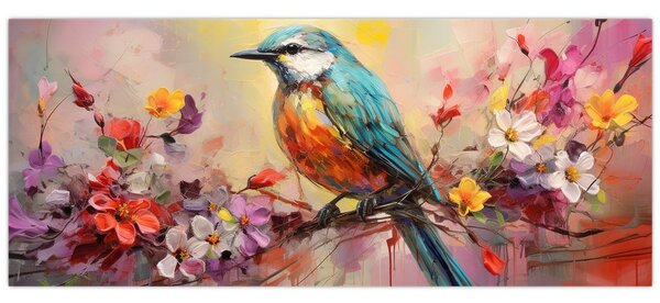 Kép - Egy madár festménye (120x50 cm)