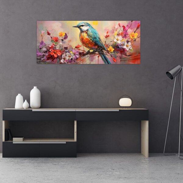 Kép - Egy madár festménye (120x50 cm)