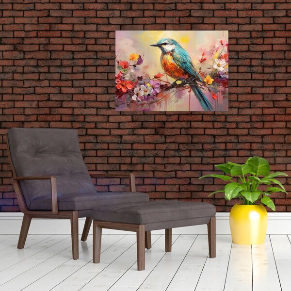 Kép - Egy madár festménye (70x50 cm)