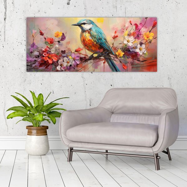 Kép - Egy madár festménye (120x50 cm)