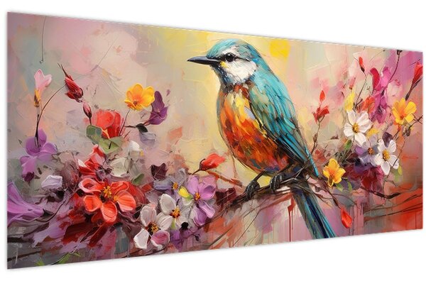 Kép - Egy madár festménye (120x50 cm)