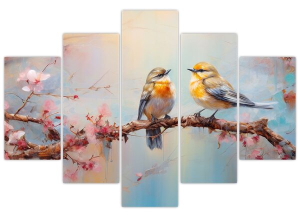 Kép - Lovebirds (150x105 cm)