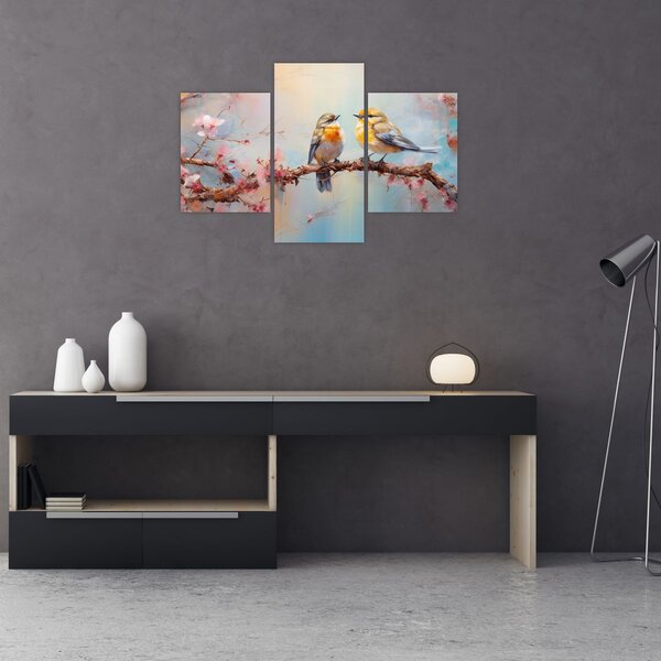 Kép - Lovebirds (90x60 cm)