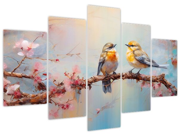 Kép - Lovebirds (150x105 cm)